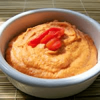 Sprouted Red Pepper Hummus
