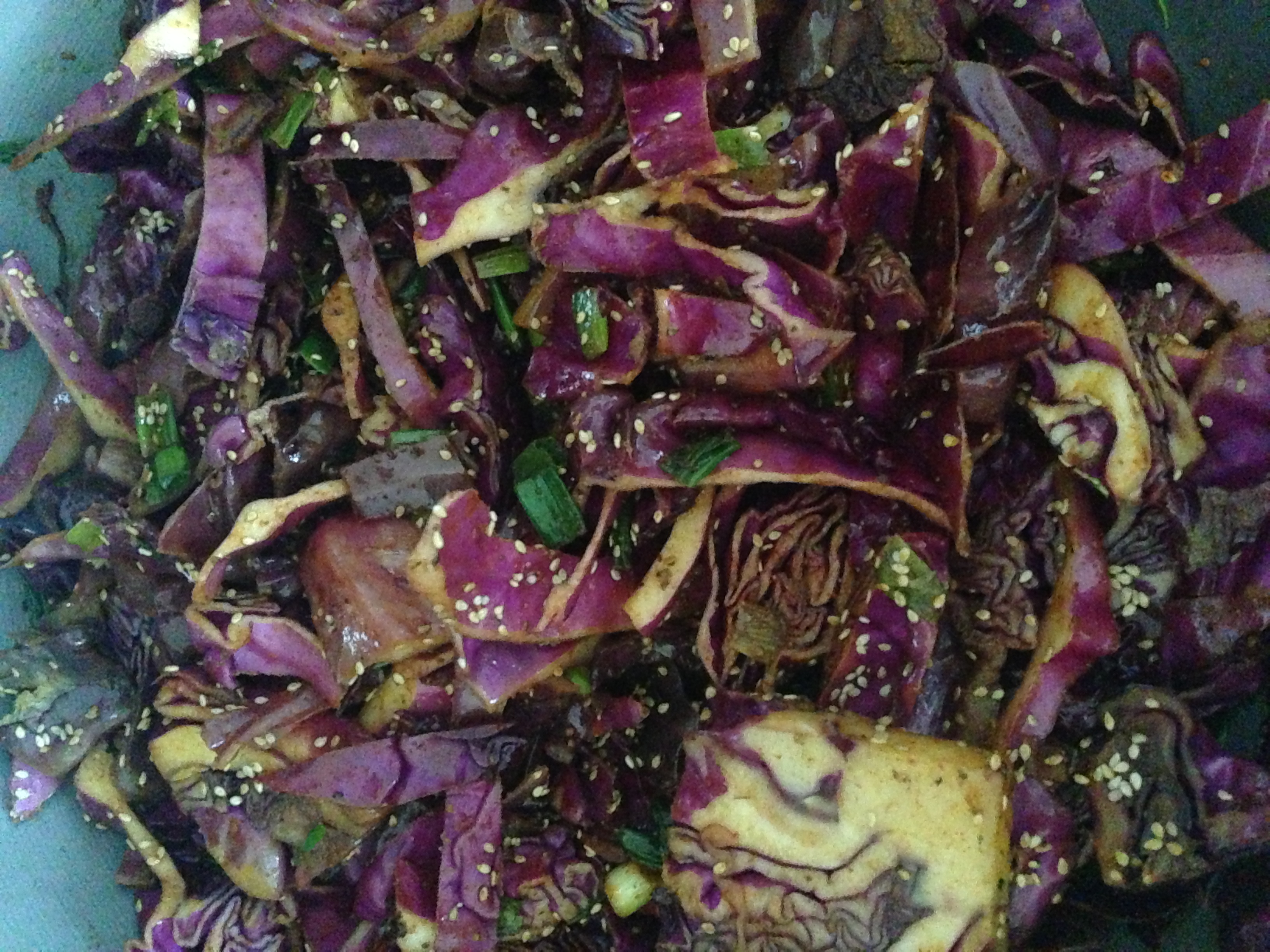 Red Cabbage Sesame Delight